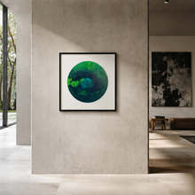 Charger l'image dans la galerie, Emerald Forest – Affiche artistique encadrée | Art sur vinyle - mockup 5