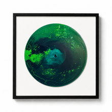 Charger l'image dans la galerie, Emerald Forest – Affiche artistique encadrée | Art sur vinyle - mockup 1