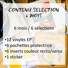 Charger l'image dans la galerie, Contenu Sélection Vinyle Feel Good Vinyl 6 mois