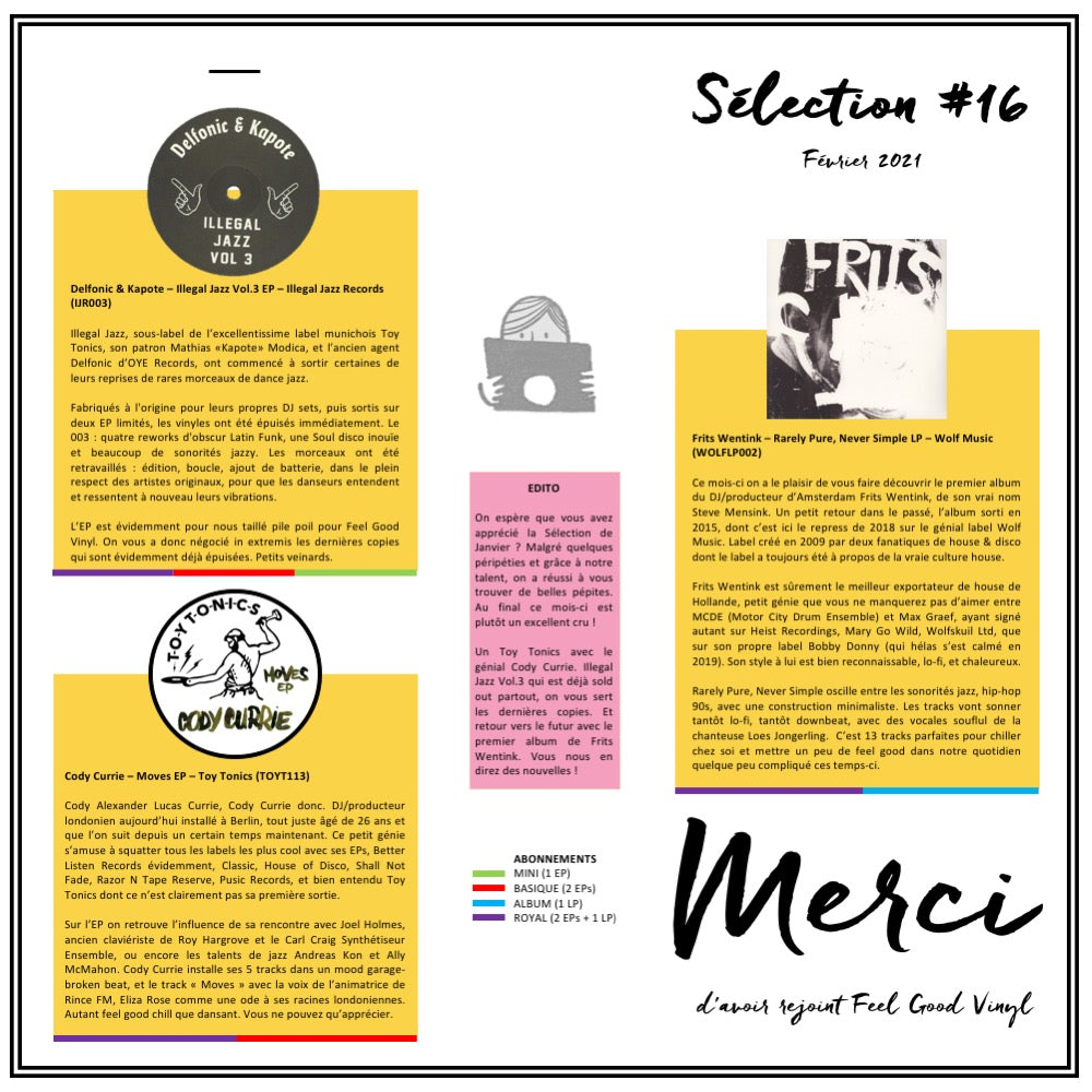 Feel Good Vinyl - Sélection #15 back cover