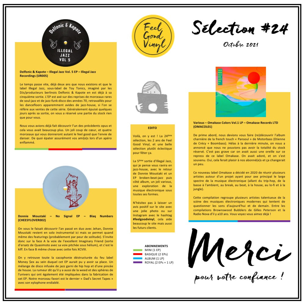 Feel Good Vinyl - Sélection Feel Good #24 - Front cover