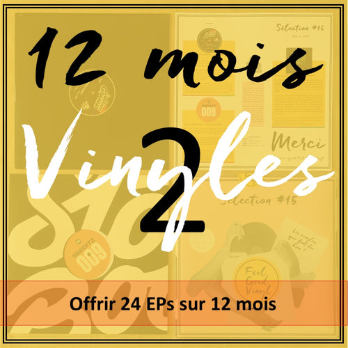 Packaging Feel Good Vinyl - Offrir 12 mois abonnement