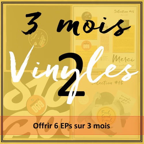 Packaging Feel Good Vinyl - Offrir 3 mois abonnement