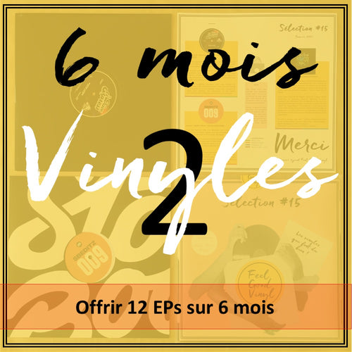 Packaging Feel Good Vinyl - Offrir 6 mois abonnement