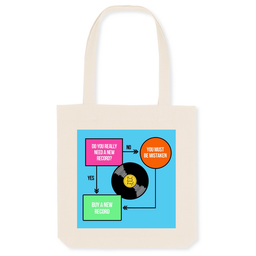 Tote Bag Buy A New Record Bio